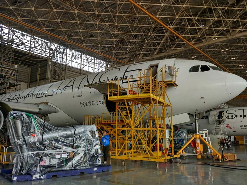 CASC completed the landing gear AOG support for Air China and China Southern Airlines.